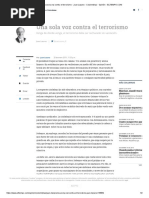Una Sola Voz Contra El Terrorismo - Juan Lozano - Columnistas - Opinión - ELTIEMPO.com