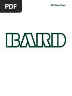 C. R. Bard, Inc. 2015 Annual Report