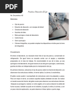 Practica, Disección Ojo