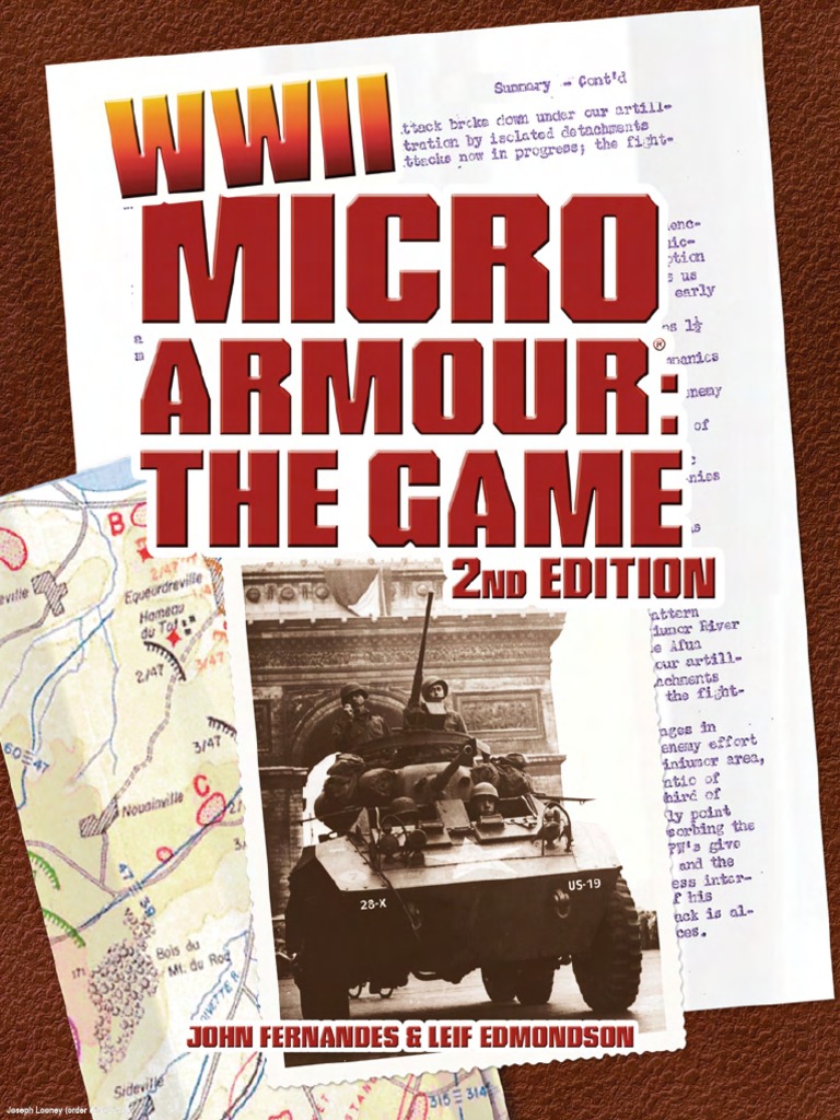 Micro Armour The Game Wwii 2nd Edition Full Color Pdf Artillery Infantry