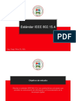 Estándar Ieee 802.15.4: Ing. Diego Veloz Ch. MSC