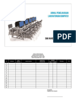 Buku/jurnal Pemeliharaan Lab