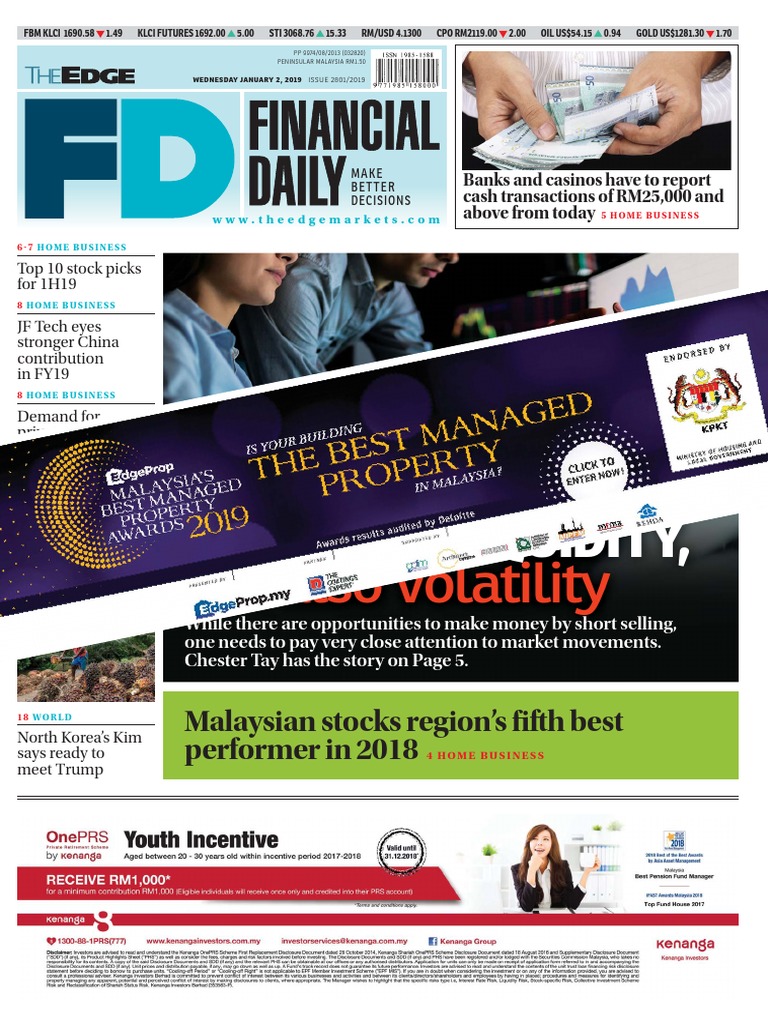 The Edge Financial Report | PDF | Short (Finance) | Financial Markets