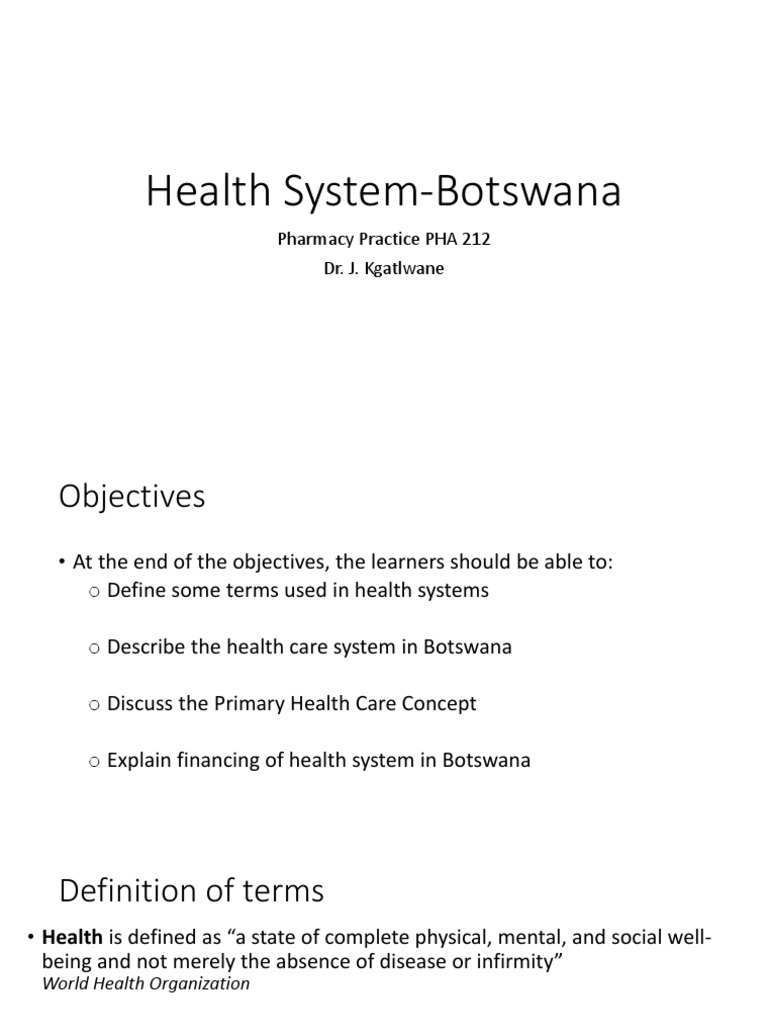 PRIMARY HEALTH CARE IN BOTSWANA PDF visual data 7
