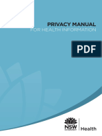 Privacy Manual For Health Information PDF