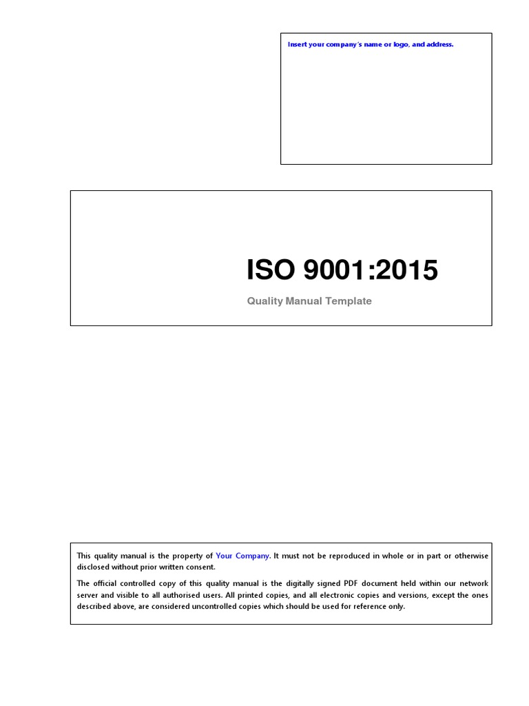 9001 ISO 2015 QUALITY MANUAL WORD TEMPLATE FREE DOWNLOAD visual data 6