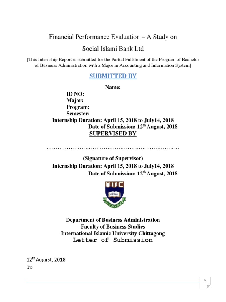 Financial Performance Evaluation A Study On Social Islami Bank Ltd 2019 Balance Sheet Revenue