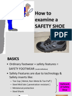 How To Examine A Safety Shoe