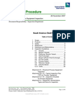 Inspection Procedure: Saudi Aramco Desktop Standards