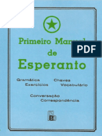 Primeiro Manual de Esperanto Ismael Gomes Braga PDF