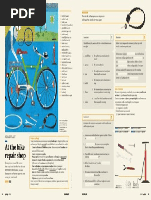 Bike Repair Shop - English Vocab