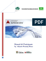 AutoCAD 2016 - Manual Del Participante