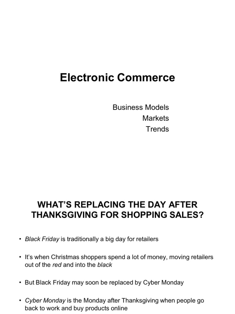 Business Models Markets Trends | PDF | E Commerce | Online Advertising