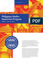 Ateneo Philippine Studies Summer Immersion Program