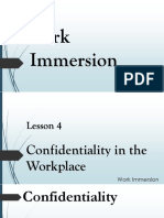 Lesson 4. Confidentiality in The Workplace