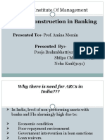 15 - Asset Reconstruction in Banking