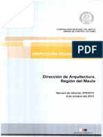 INFORME INSPECCION DE OBRA PUBLICA 676-15 DIRECCION DE ARQUITECTURA MAULE CONSTRUCCION CAMPUS UNIVERSITARIO UNIVERSIDAD DE TALCA EN LA CIUDAD DE LINARES - OCTUBRE 2015.PDF