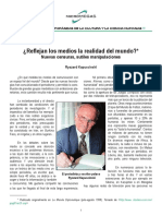 ¿Reflejan Los Media La Realidad Del Mundo - Ryzard Kapuscisnki PDF