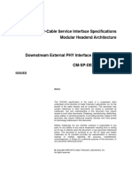 Data-Over-Cable Service Interface Specifications Modular Headend Architecture