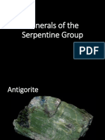 Minerals of the Serpentine Group