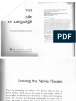 Barthes - Leaving the Movie Theater