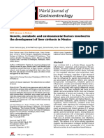 Genetic, Metabolic and Environmental Factors Involved in The Development of Liver Cirrhosis in Mexico