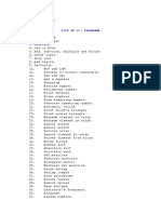Kvsecontents - In: List of C++ Programe
