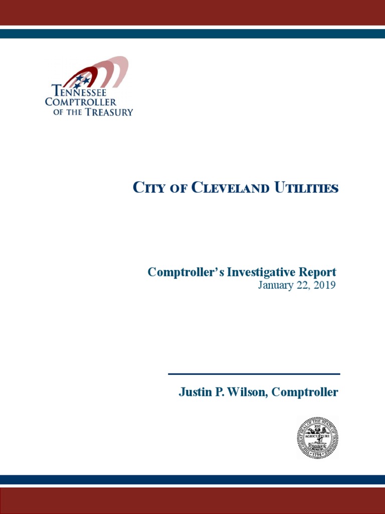Cleveland Utilities Report PDF Inventory Employment