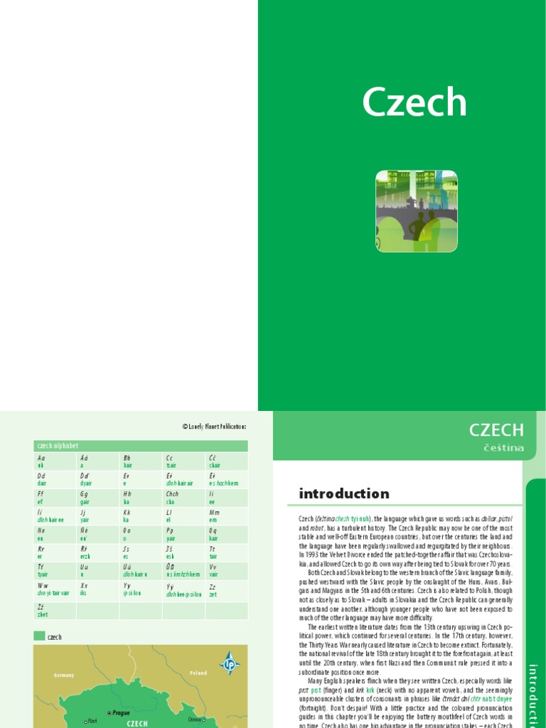 Czech PDF | PDF | Czech Republic | Linguistics