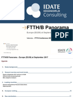IDATE European FTTH B Panorama at Sept2017 PDF