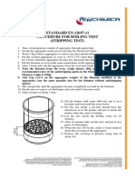 Procedure To Perform The Boiling Test EN12697-11