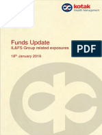 Funds Update: IL&FS Group Related Exposures