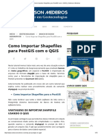 2 - Como Importar Shapefiles para PostGIS Com o QGIS - Anderson Medeiros