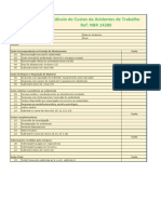 Custos de Acidentes de Trabalho PDF