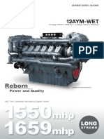 MARINE DIESEL ENGINE REBORN WITH 1,659MHP AND 1550MHP POWER
