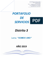Portafolio de Servicios Dto-3- 2019