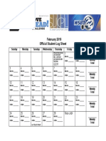 ILR Log Sheet 2019