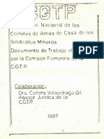 CGTP - Documento de La Comisión Femenina 1987