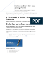 Manual Scribus: software libre maquetación