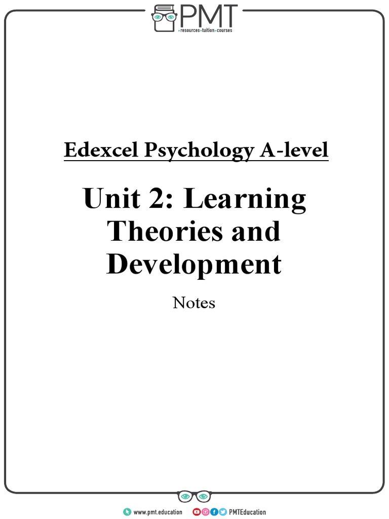 LEARNING THEORIES PSYCHOLOGY A LEVEL intelligence overview