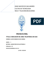 (Proyecto Final) Indicador de Telefono en Uso