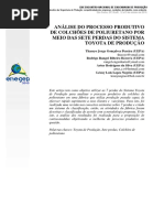 Análise do processo produtivo de colchões