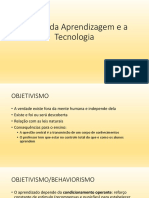 Teorias da Aprendizagem, Tecnologia e a Especificidade da EAD