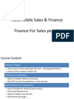 Finance For Sales Team