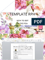 How To Edit Template RPH
