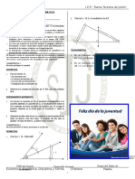 Examen semanal de matemáticas para 4to año de primaria