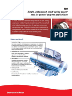 Single, Unbalanced, Multi-Spring Pusher Seal For General Purpose Applications