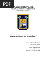 Trabajo de dirección estratégica 