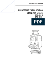 Topcon - GTS 212 PDF