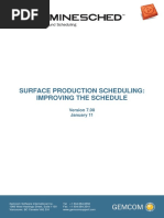 04 Surface Production Improving The Schedule